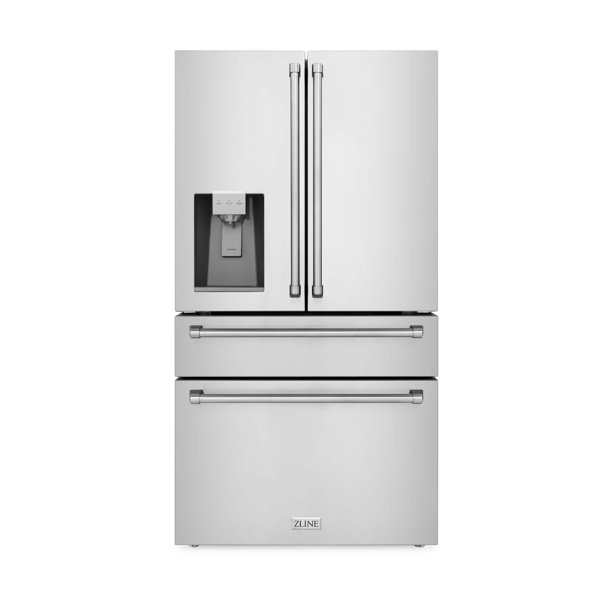 zline-36-216-cu-ft-freestanding-french-door-refrigerator-with-water-and-ice-dispenser-in-fingerprint-resistant-stainless-steel-rfm-w-36-refrigerators-zline-homeoutletdire-591734