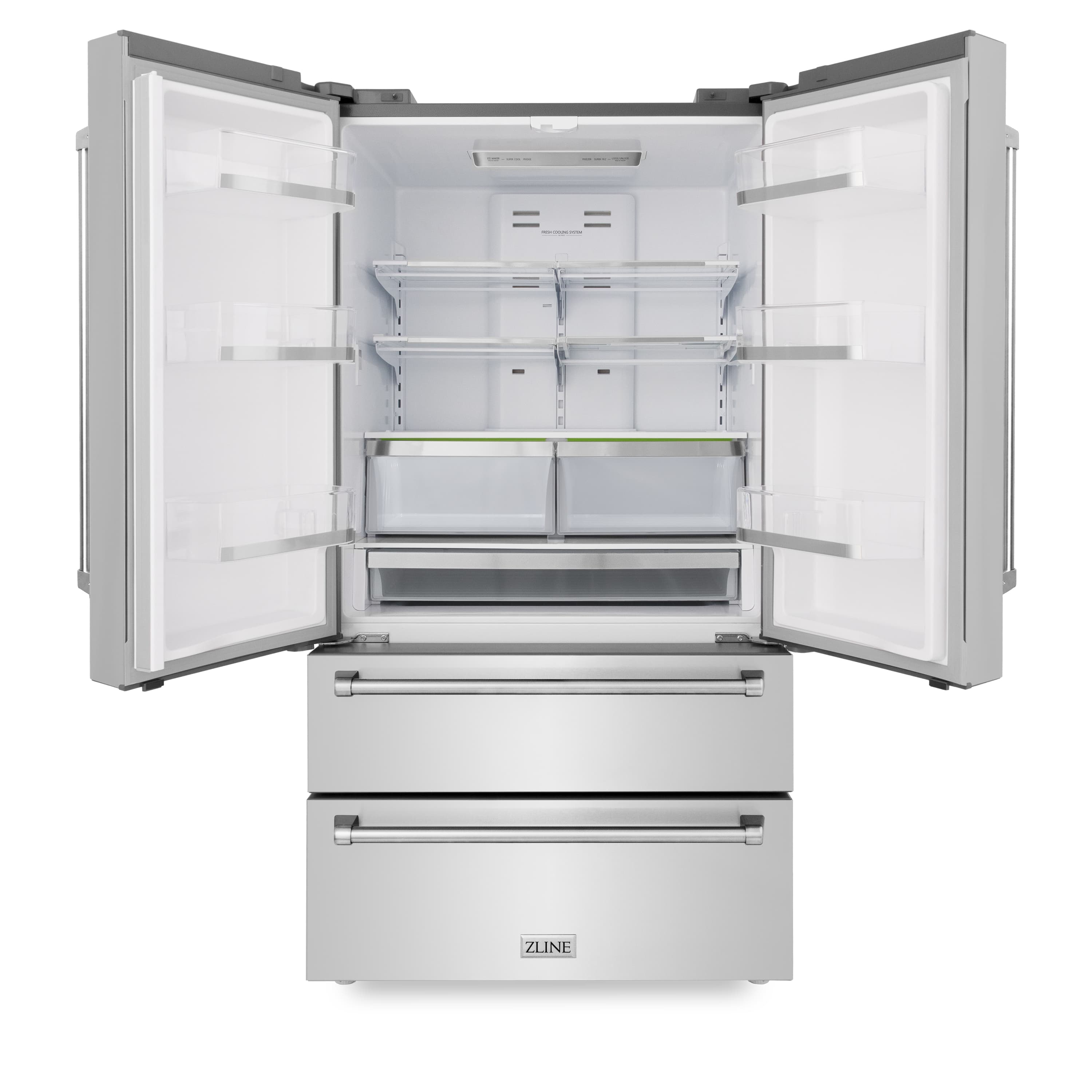 zline-36-225-cu-ft-freestanding-french-door-refrigerator-with-ice-maker-in-fingerprint-resistant-stainless-steel-rfm-36-refrigerators-zline-homeoutletdirect-444574