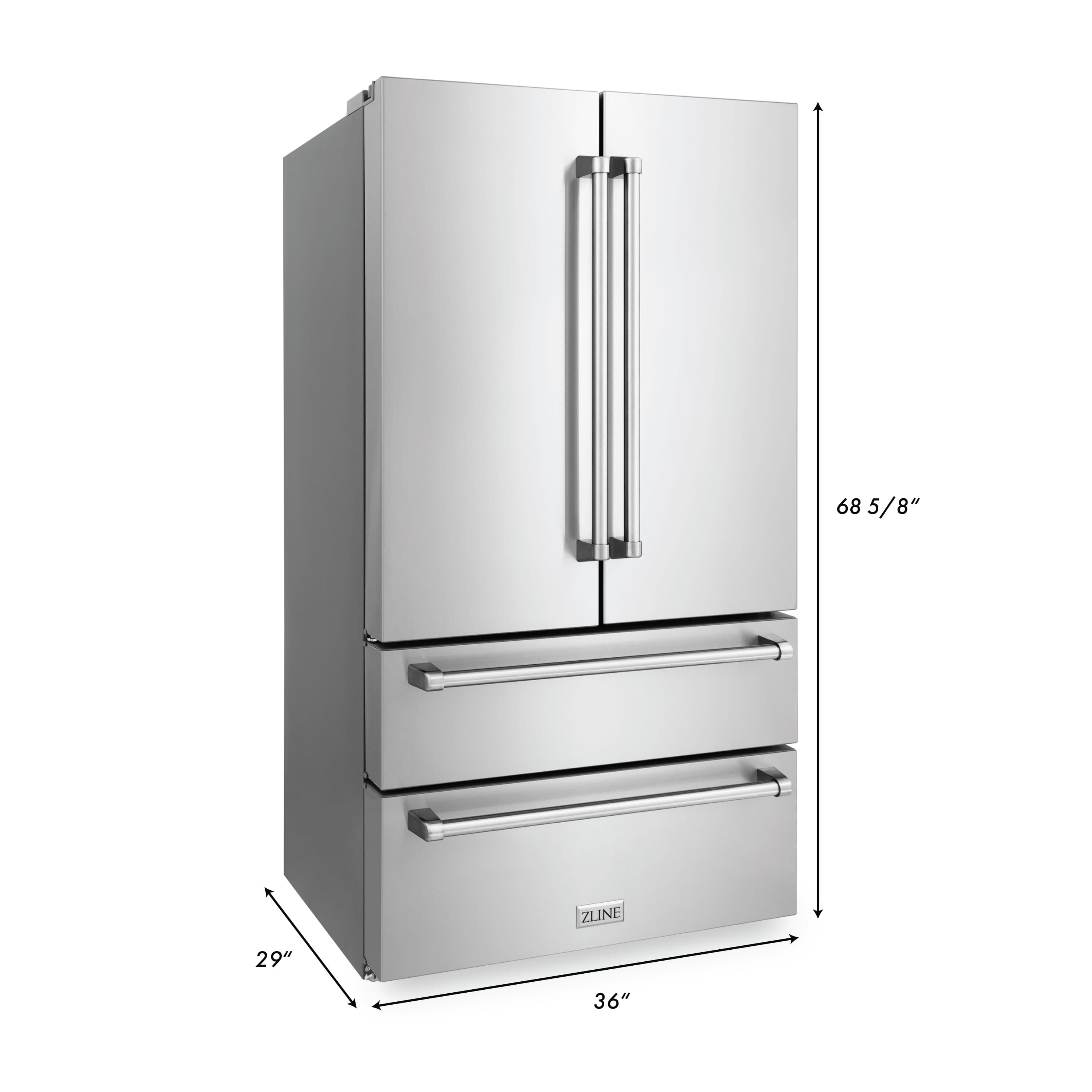 zline-36-225-cu-ft-freestanding-french-door-refrigerator-with-ice-maker-in-fingerprint-resistant-stainless-steel-rfm-36-refrigerators-zline-homeoutletdirect-486367